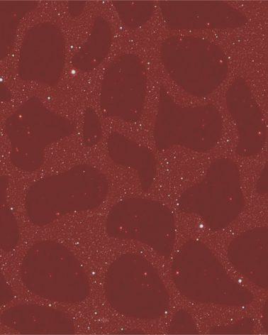 Foxtort PVC Pattern Leopard Red Metro Designer Laminate 8x4 ft Texture 1.25 mm - PDG 851