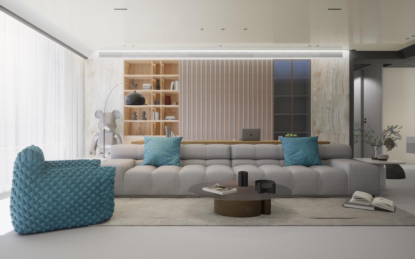 Marble & Stone Laminate 8x4 ft High Gloss 1 mm - PHG1164 Cone