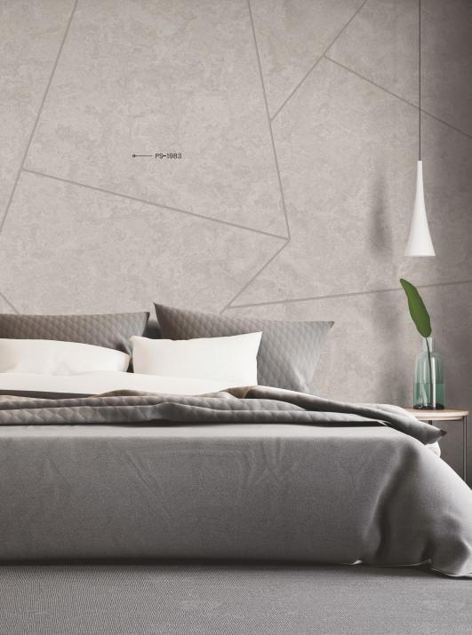 Pacific Carrara Marble & Stone Laminate 8x4 ft Texture 1 mm - PS 1983
