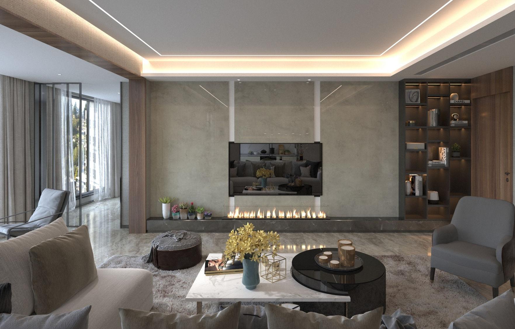 Deep texture Marble & Stone Laminate 8x4 ft 1 mm - PU 466