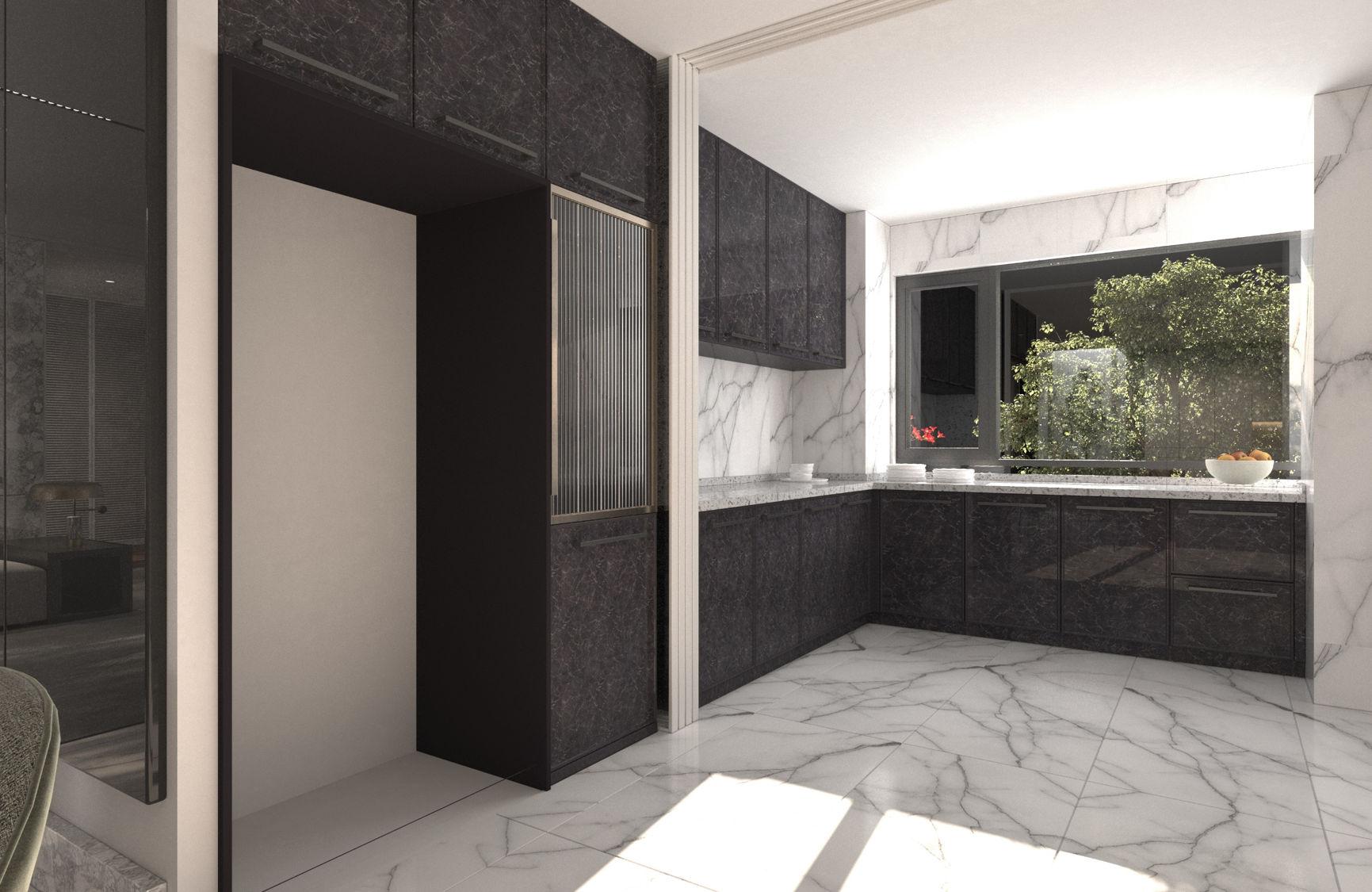 Deep texture Marble & Stone Laminate 8x4 ft 1 mm - PU 527