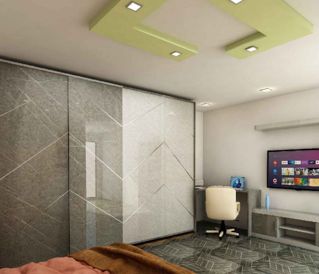 Decolam RCB 9701 8x4 ft High Gloss marble & stone laminates White RCB_9701