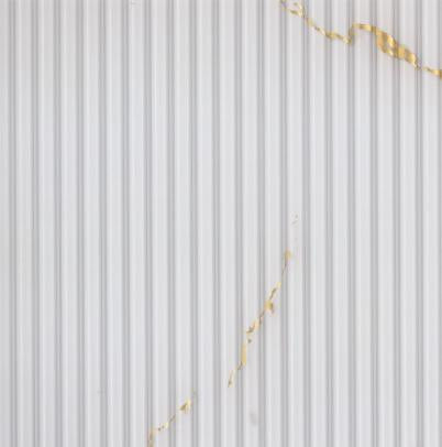 RD 5502 8 ft x 4 ft Marble High Gloss Finish Bump Fluted Acrylic Laminate - 3 mm