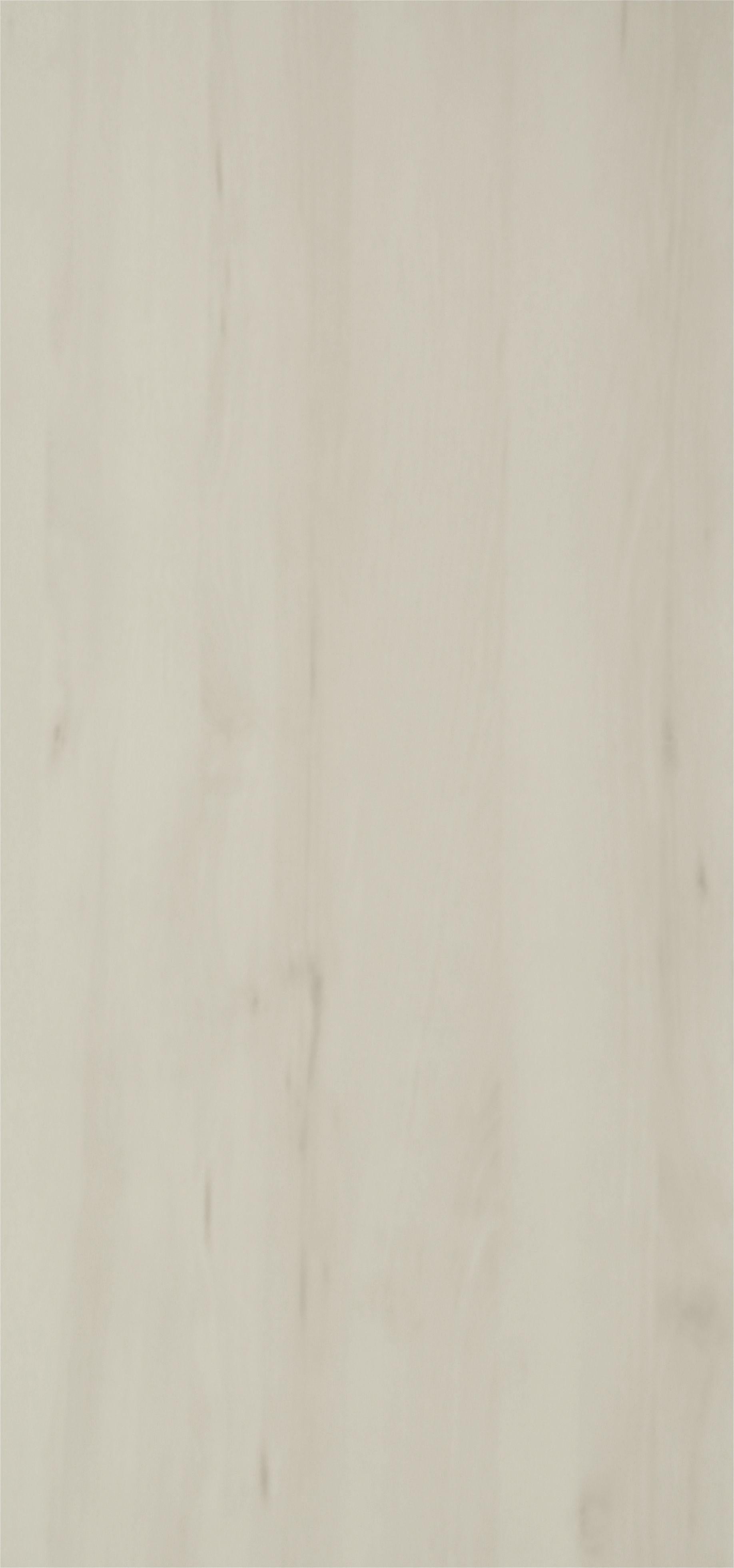 White wood laminate with textured finish and wood grain pattern visible on the surface.