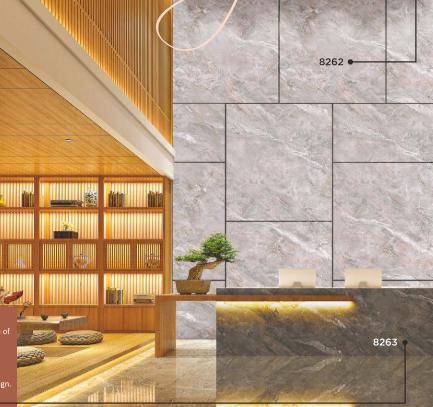 Dark Marmi Marble & Stone Laminate 8x4 ft Texture 0.8 mm - RMT 8263