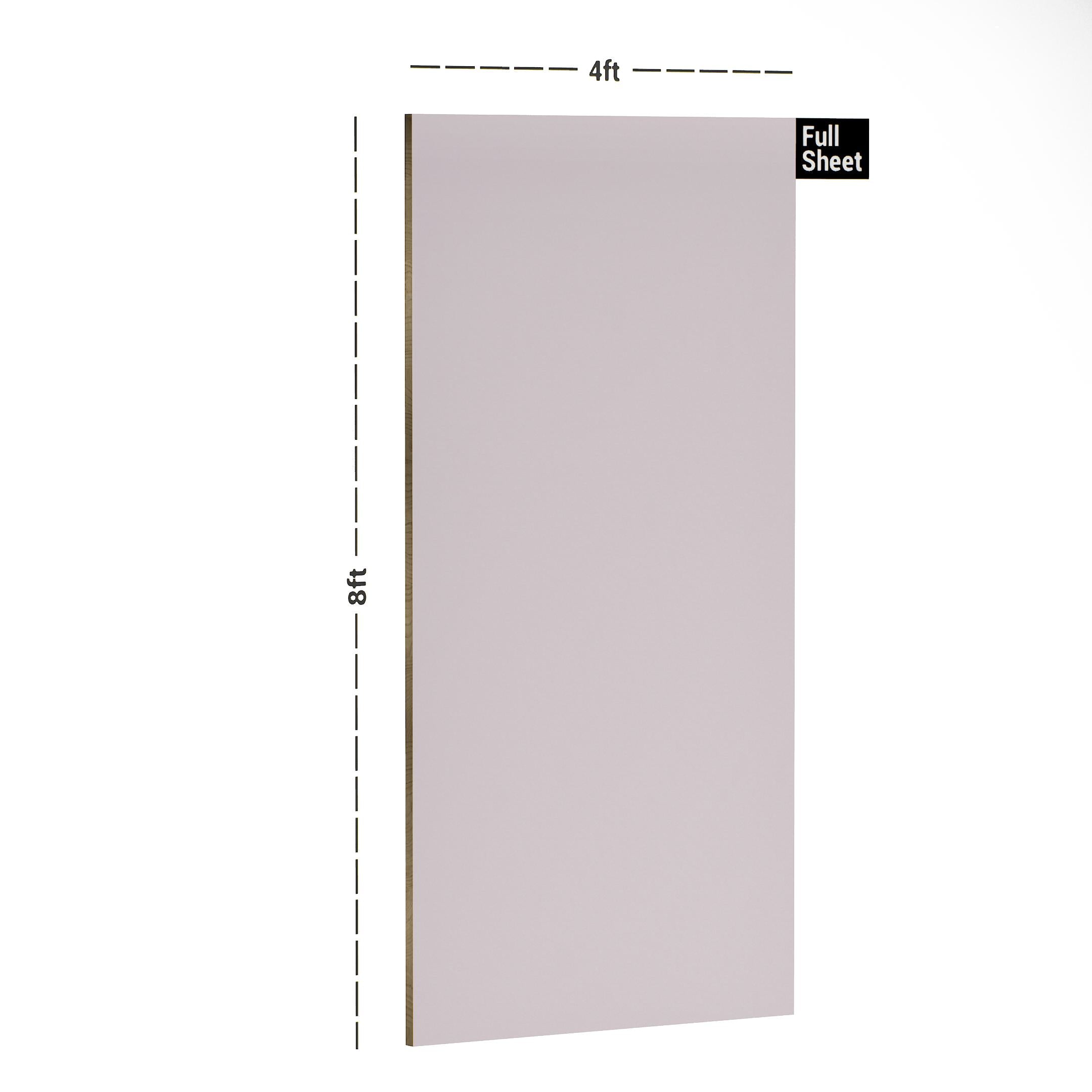 Lavender Plain Laminate 8x4 ft High Gloss 1.5 mm - RM 4023