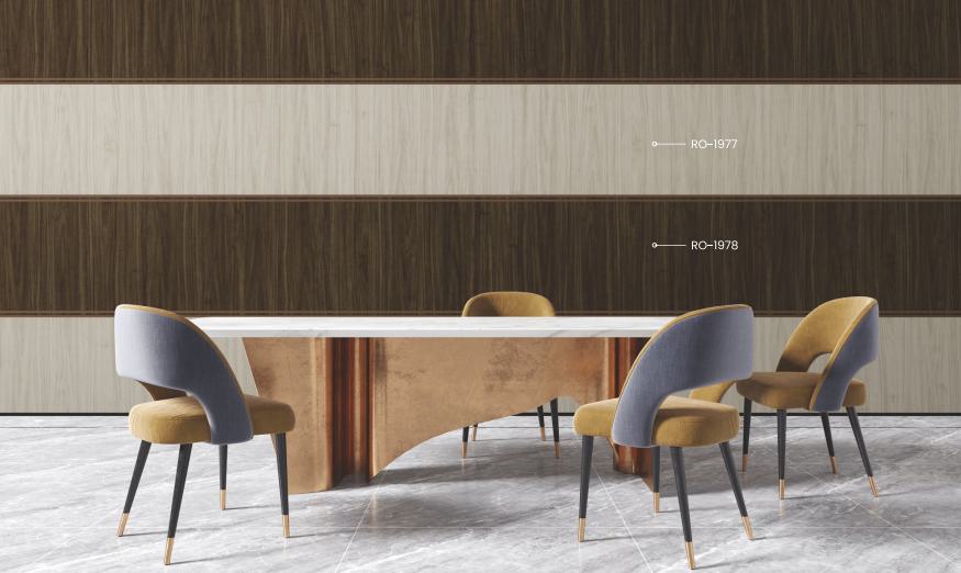 Espresso Teak Wood Laminate 8x4 ft Texture 1 mm - RO 1978