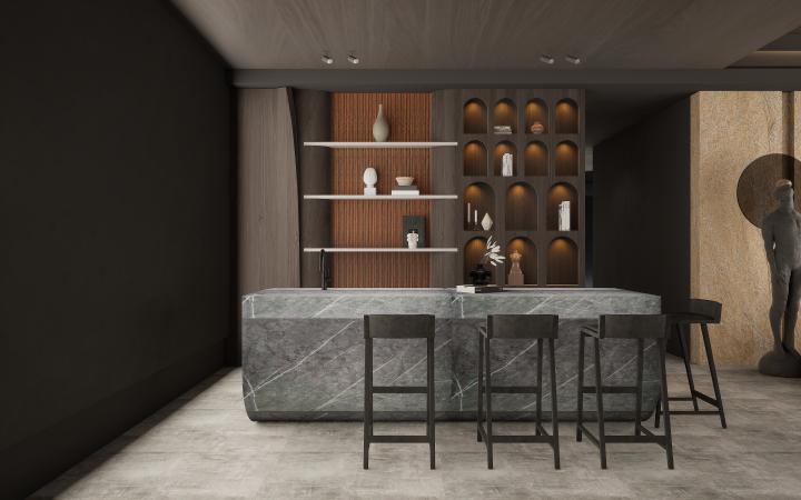 Marble & Stone Laminate 8x4 ft High Gloss 1.5 mm - R 322