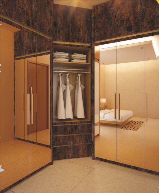 Wood Laminate 8x4 ft High Gloss 1.5 mm - Rose Gold