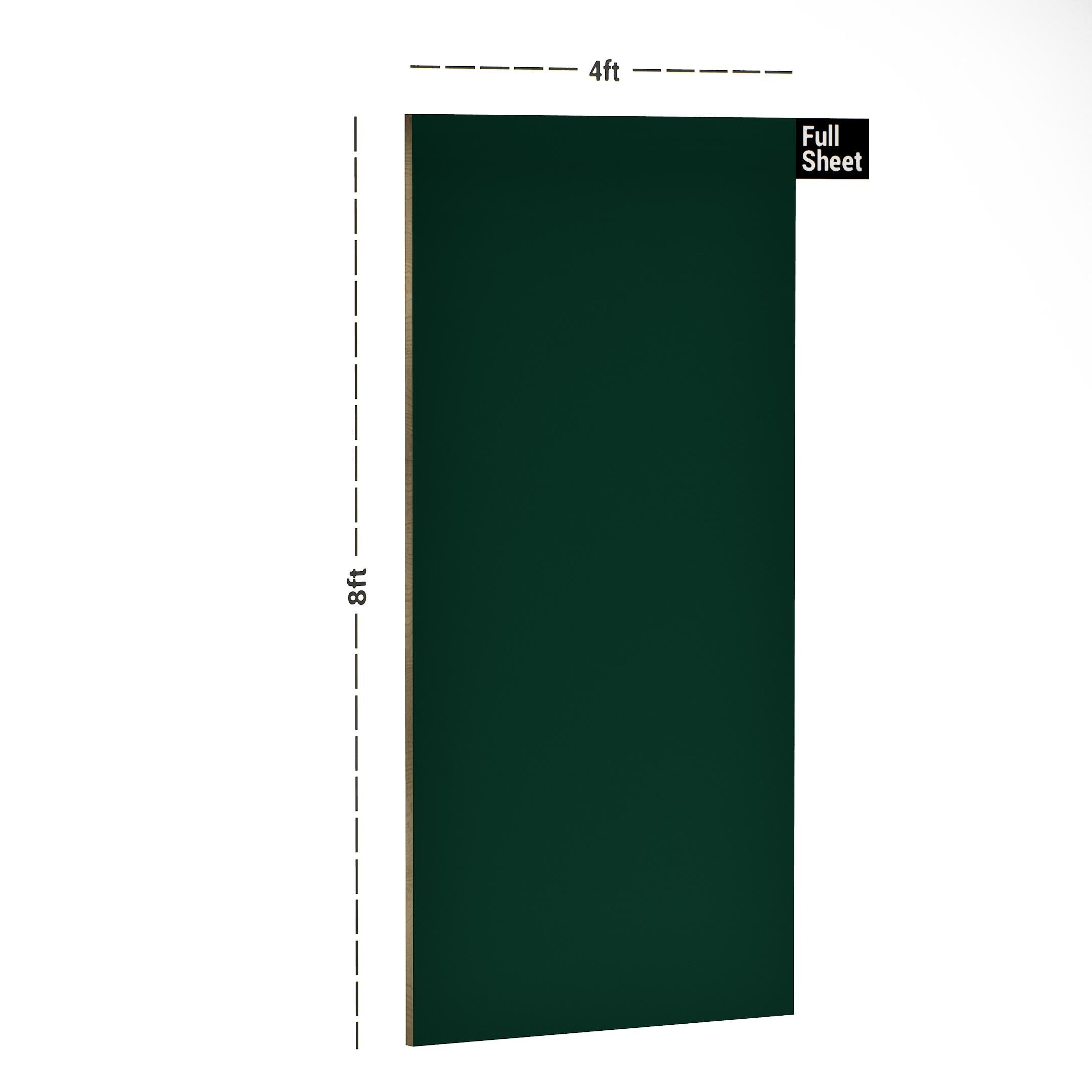 Emerald Green Chalk Board Plain Laminate 8x4 ft Suede 1 mm - S1122 SU