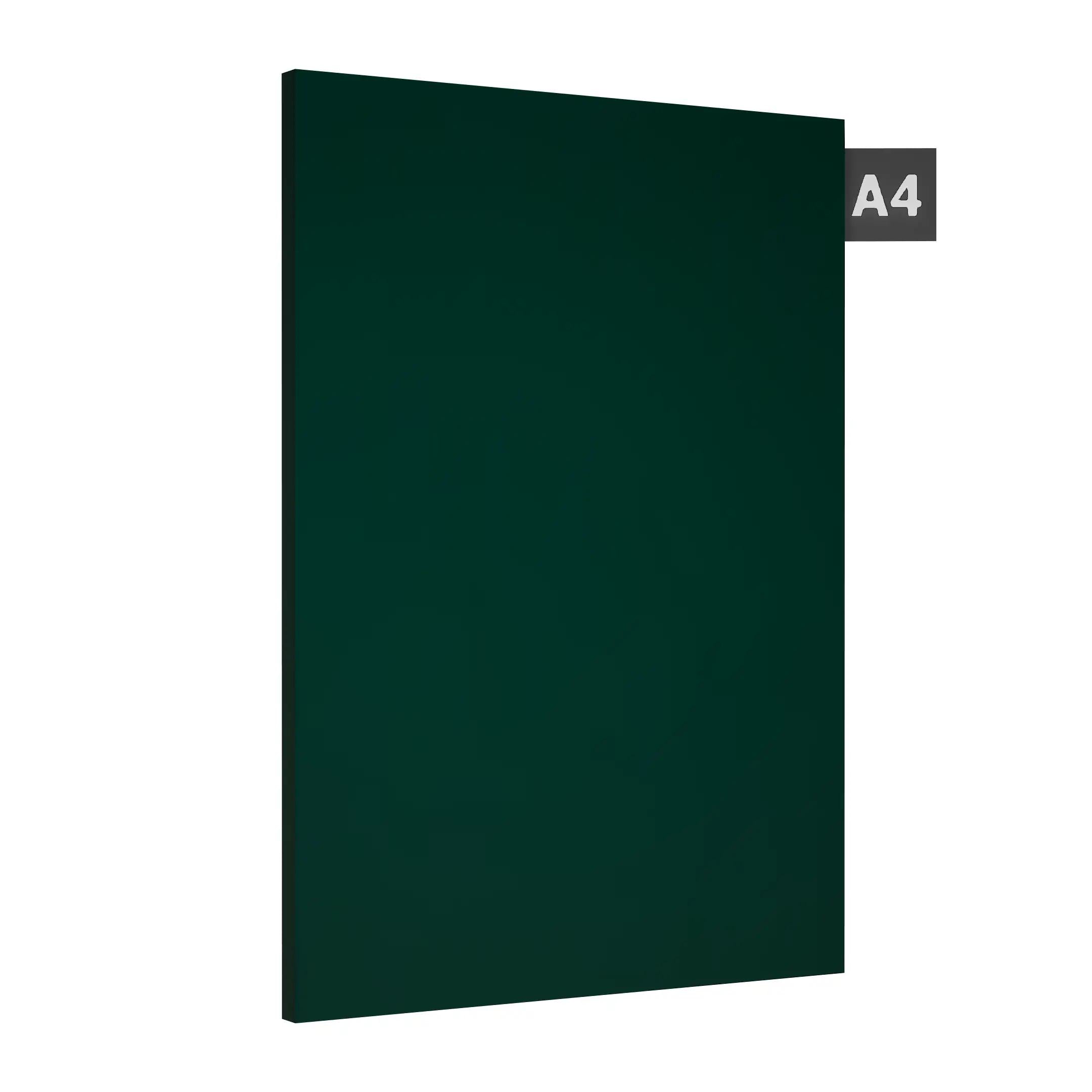 Forest Green Plain Laminate 8x4 ft Suede 1 mm - S1125 SF