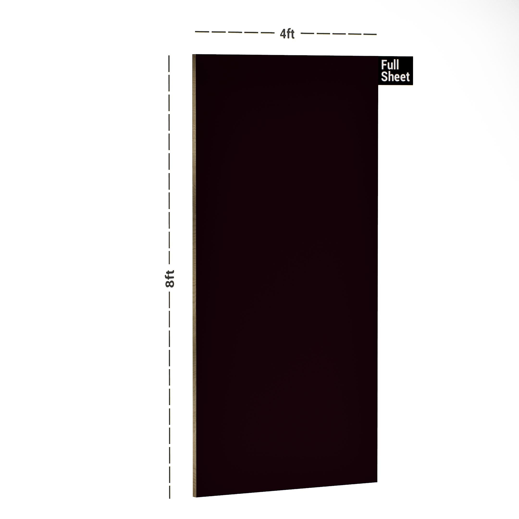 Plum Plain Laminate 8x4 ft High Gloss 1 mm - S1142 UG