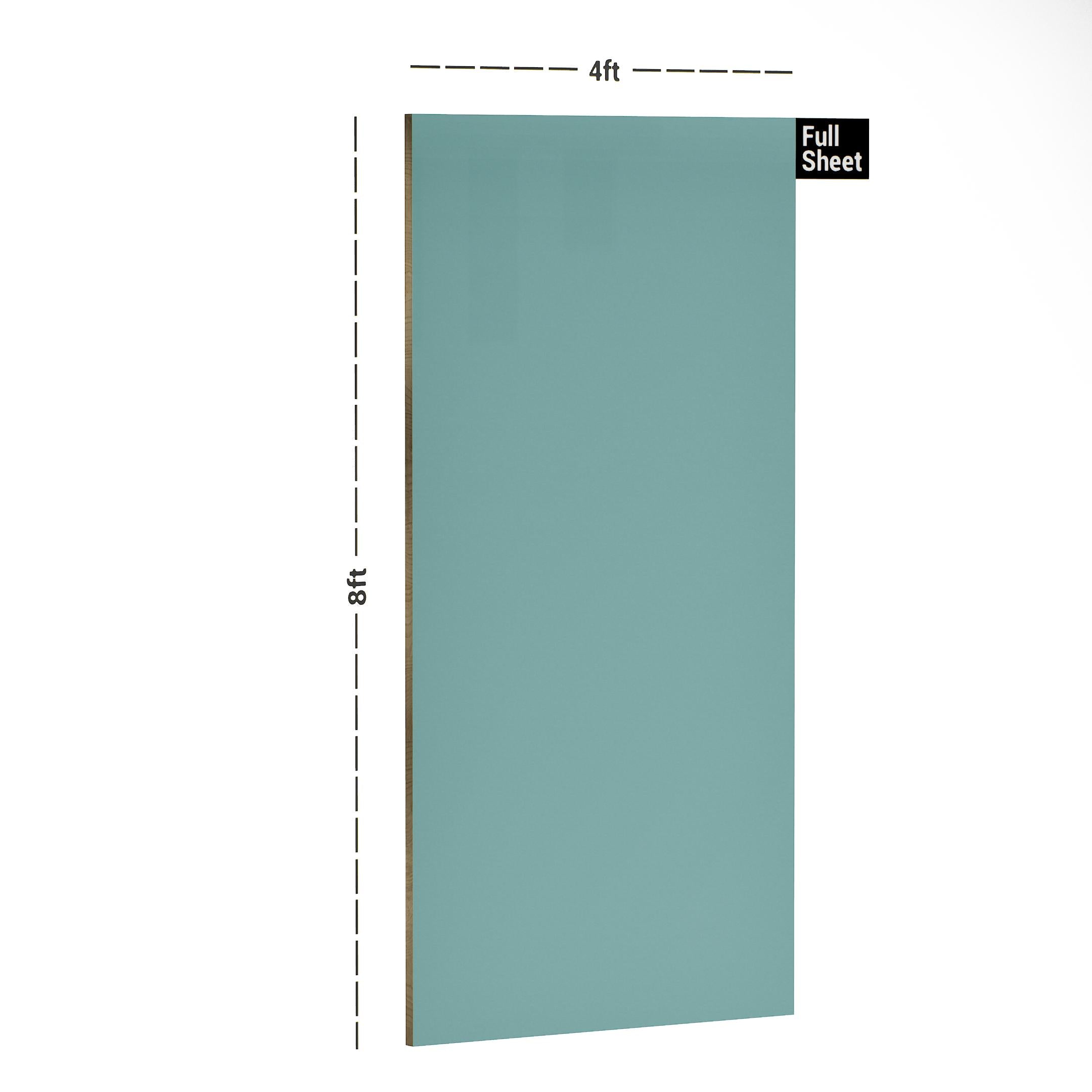 Artic Blue Plain Laminate 8x4 ft High Gloss 1 mm - S1151 UG