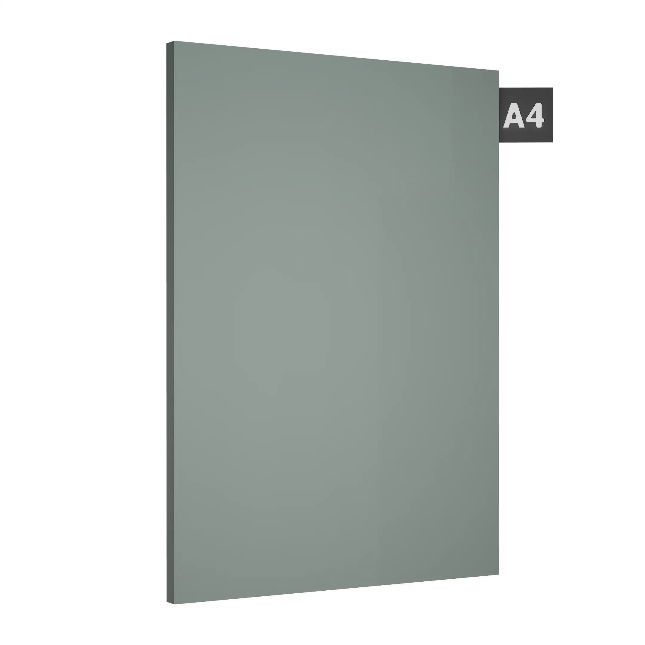 Platinum Grey Plain Laminate 8x4 ft Suede 1 mm - S1175 SF