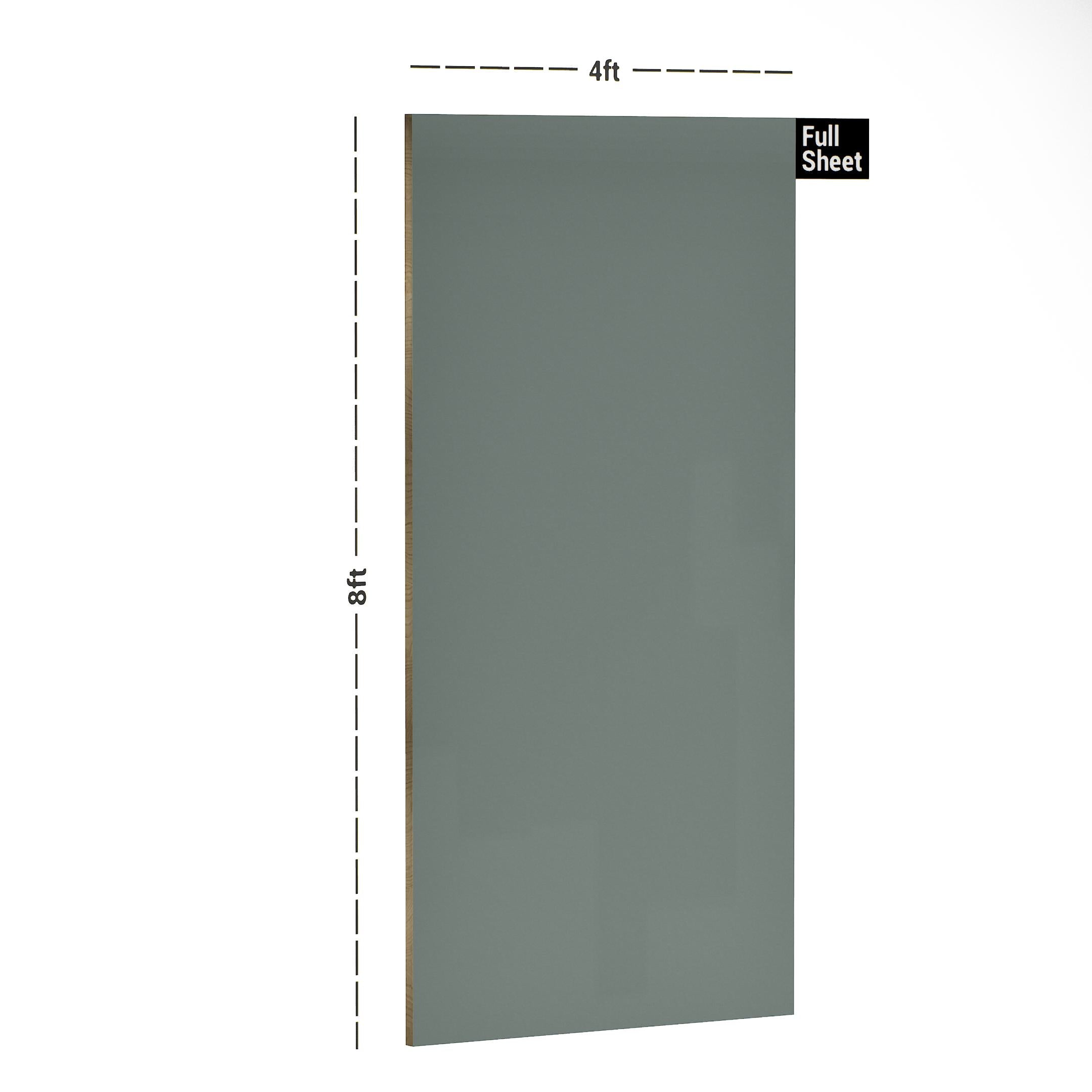 Platinum Grey Plain Laminate 8x4 ft High Gloss 1 mm - S1175 UG
