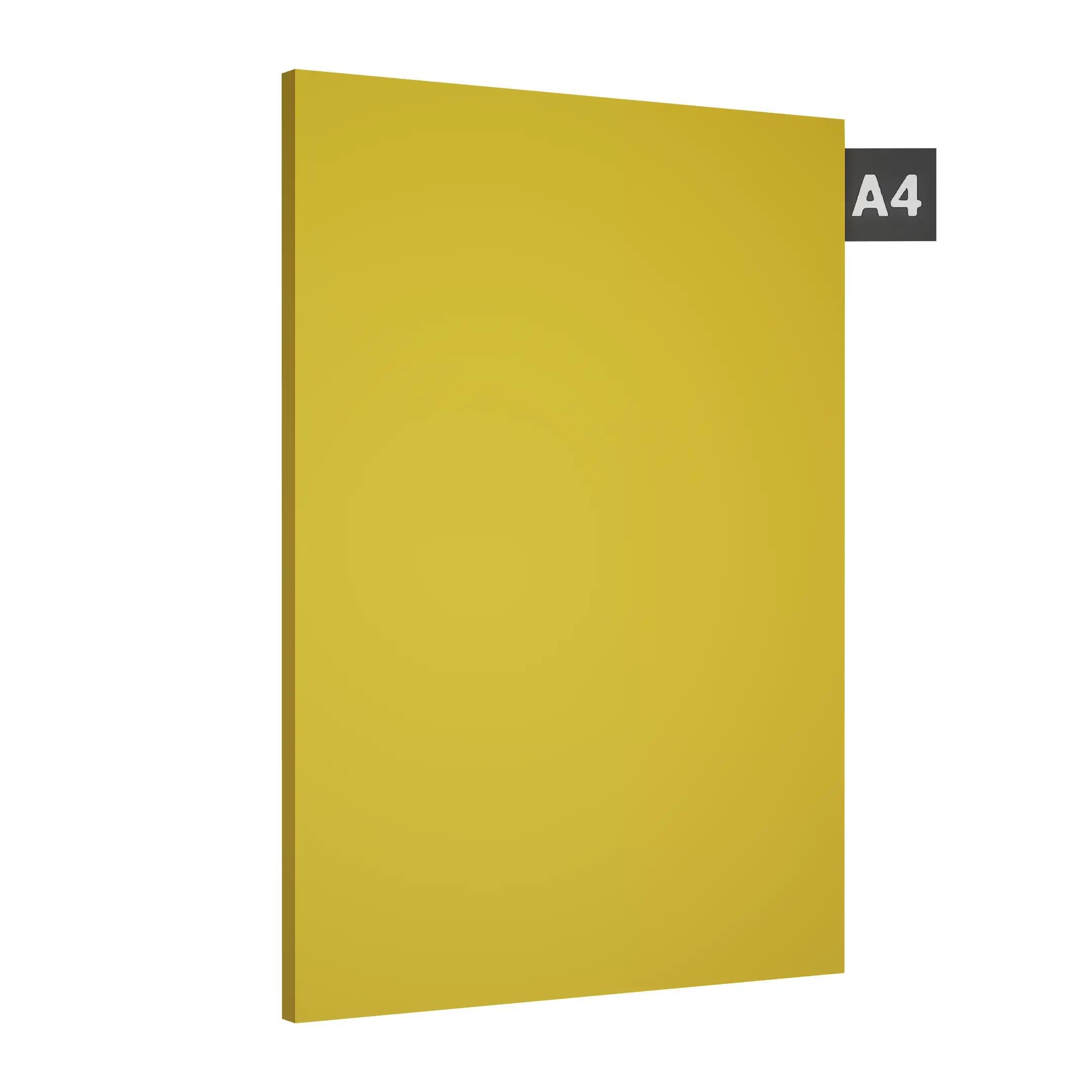 Marigold Plain Laminate 8x4 ft Suede 1 mm - S1192 SF