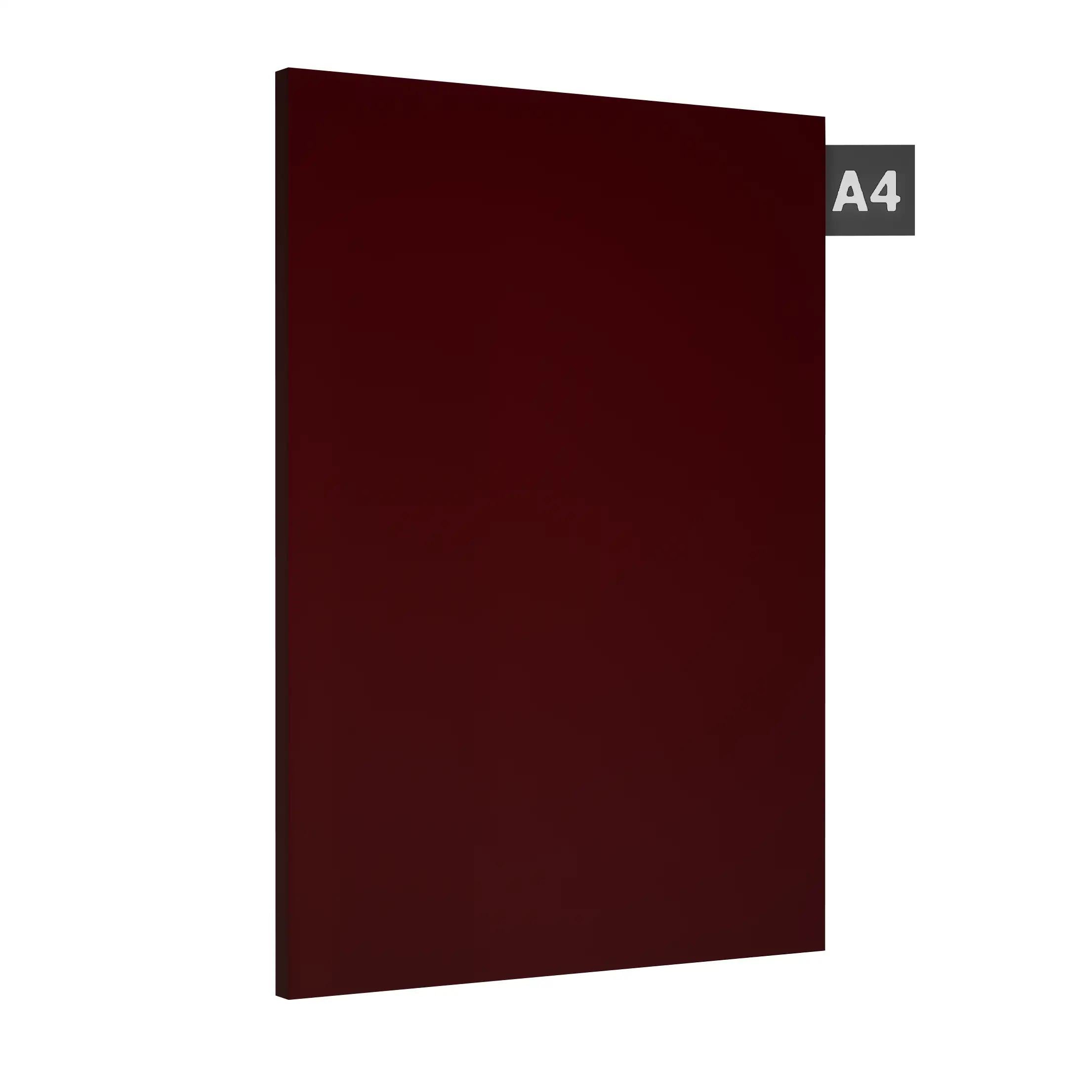 Wine Red Plain Laminate 8x4 ft Suede 1 mm - S1212 SF