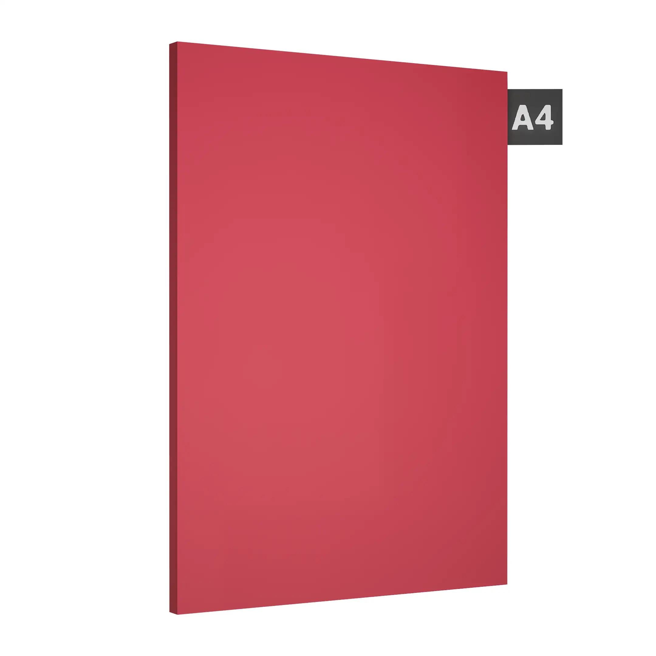 Salmon Pink Plain Laminate 8x4 ft Suede 1 mm - S1253 SF