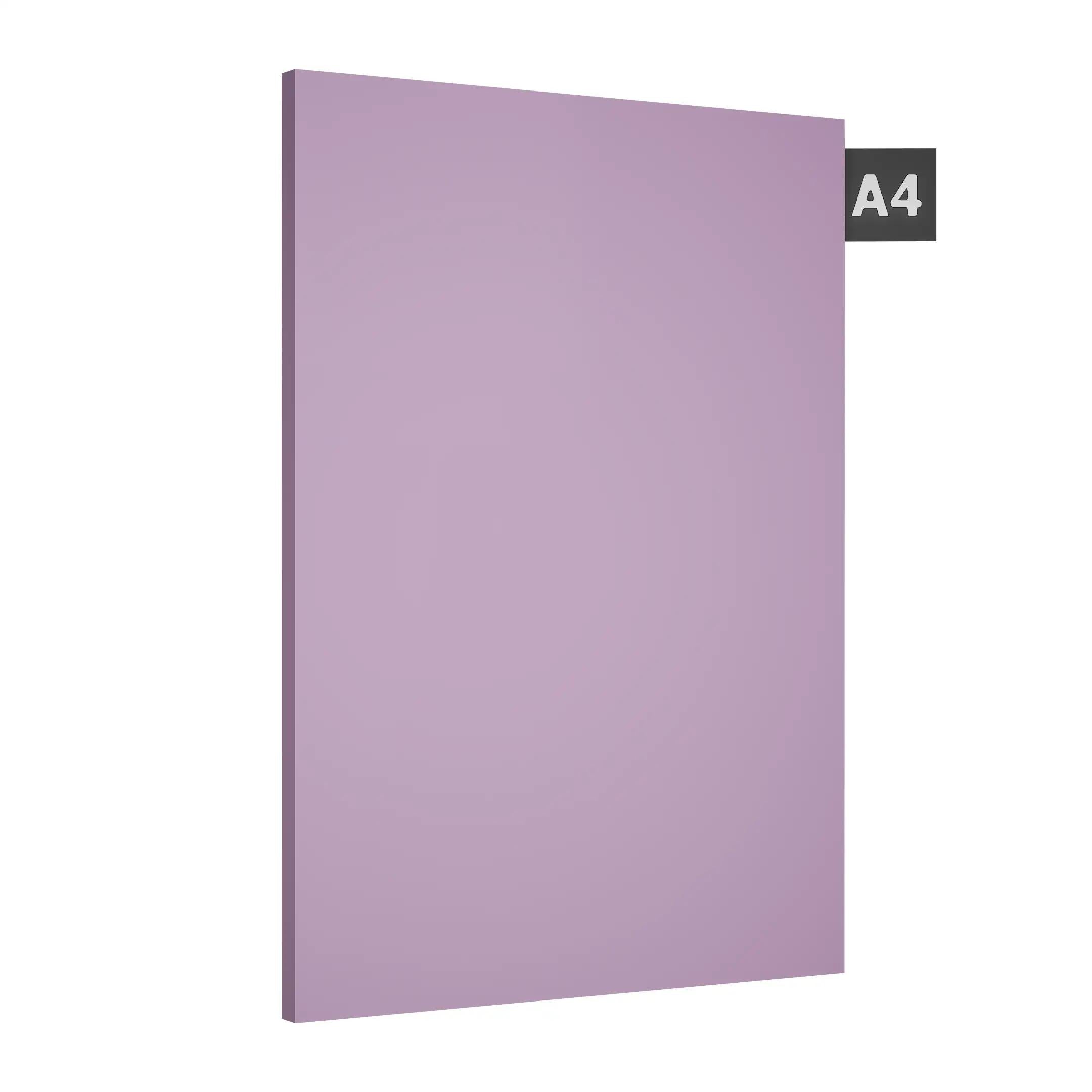 Mauve Plain Laminate 8x4 ft Suede 1 mm - S1254 SF