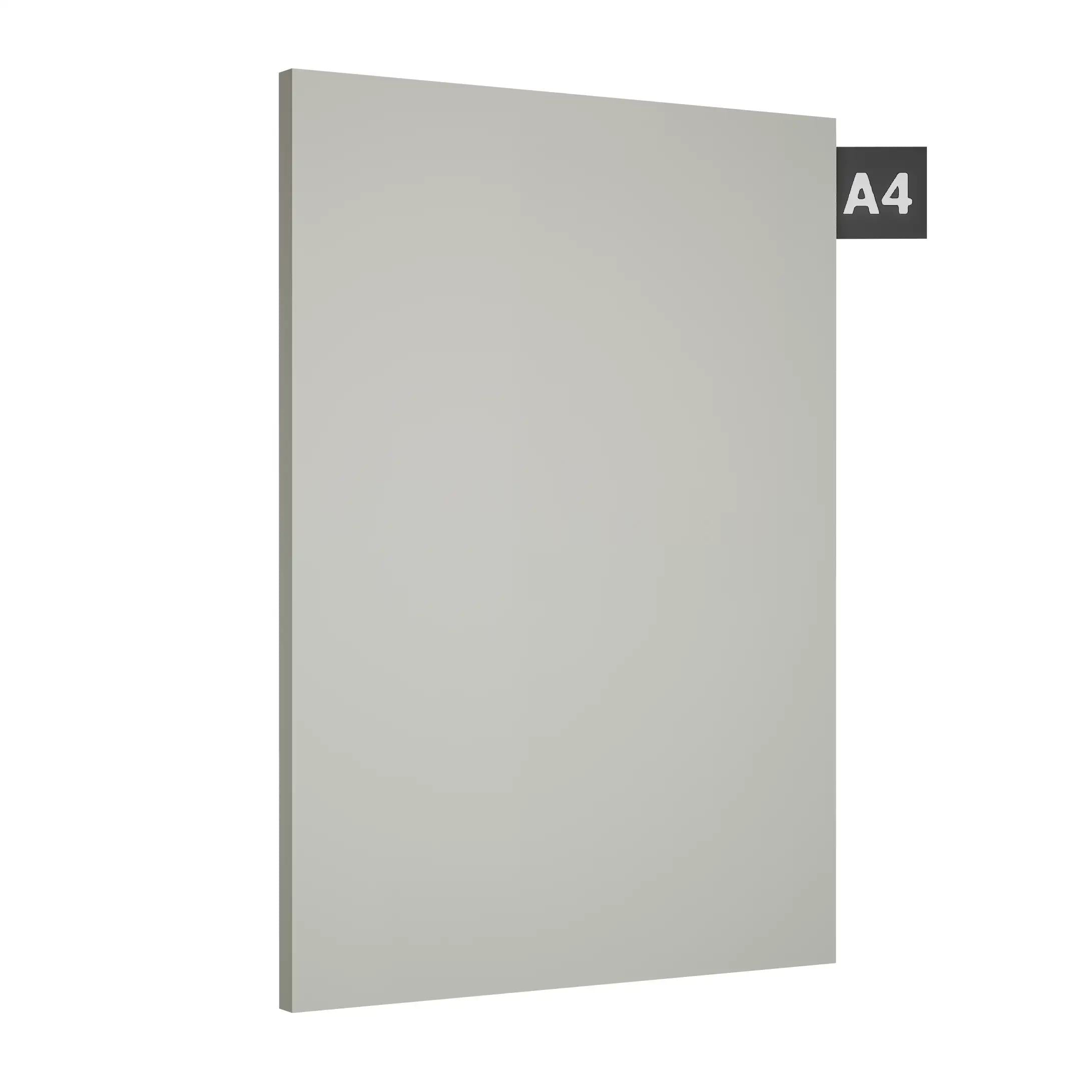 Pearl White Plain Laminate 8x4 ft Suede 1 mm - S1291 SF