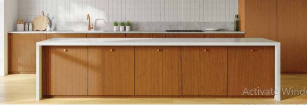 Myanmar Teak Wood Laminate 8x4 ft High Gloss 1 mm - S3595 UG