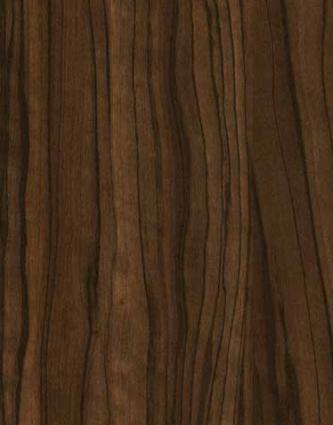 Smoked Zebrano Wood Laminate 8x4 ft High Gloss 1 mm - S3901 UG