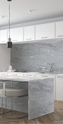 Vanadium Light Marble & Stone Laminate 8x4 ft Metallic 1.5 mm - SA 505