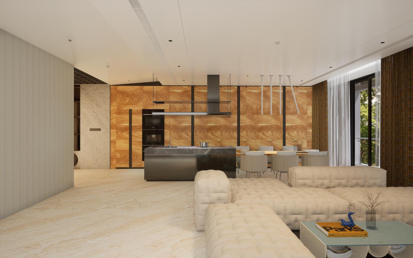 Advance Laminates Corea Walnut 8x4 ft Texture wood laminates Brown SC3_5096