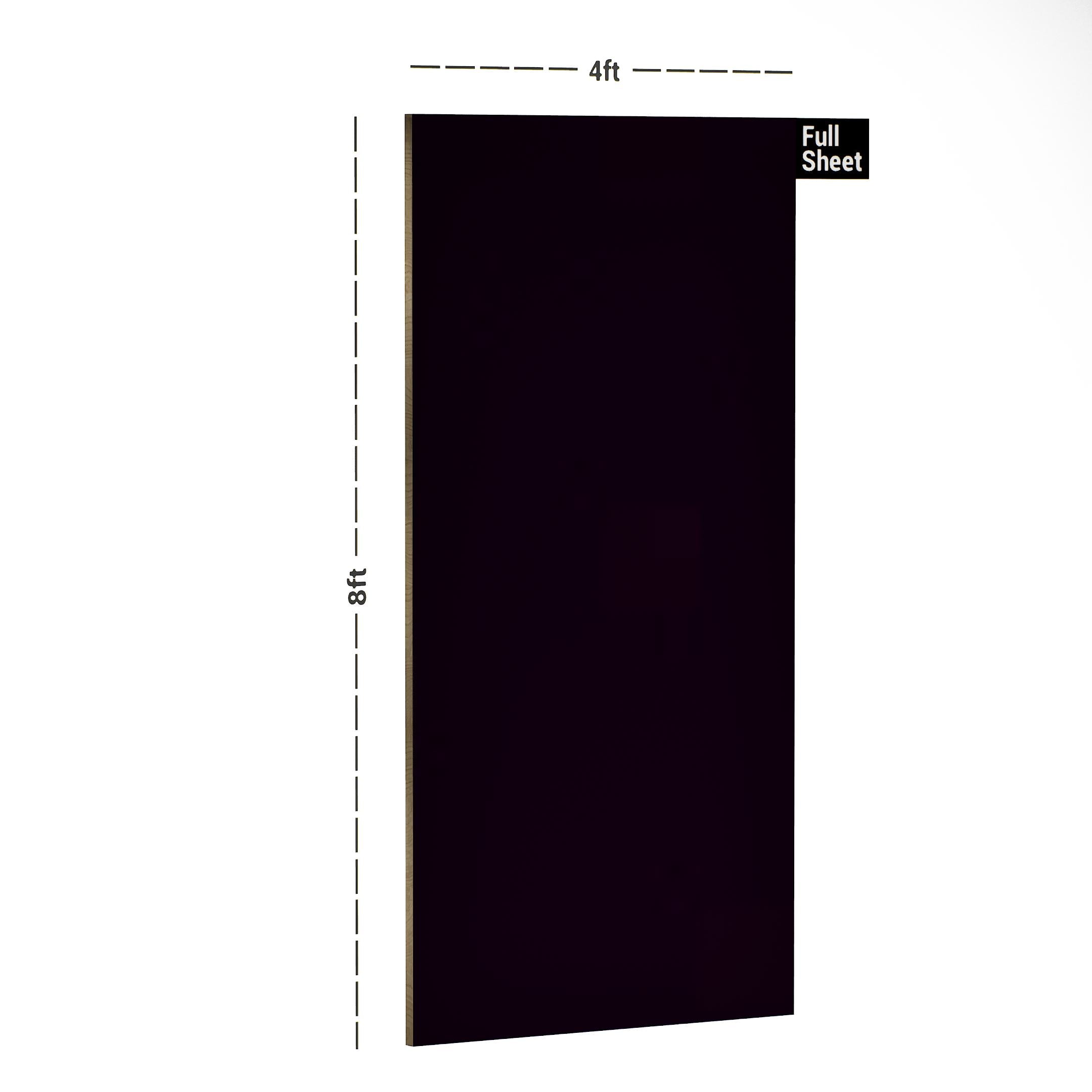 Black Currant Plain Laminate 8x4 ft Suede 0.8 mm - SDL 1009