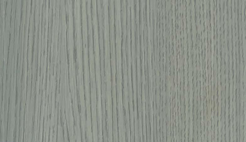Grey wood grain laminate with textured finish and vertical wood pattern visible in detailed close-up view