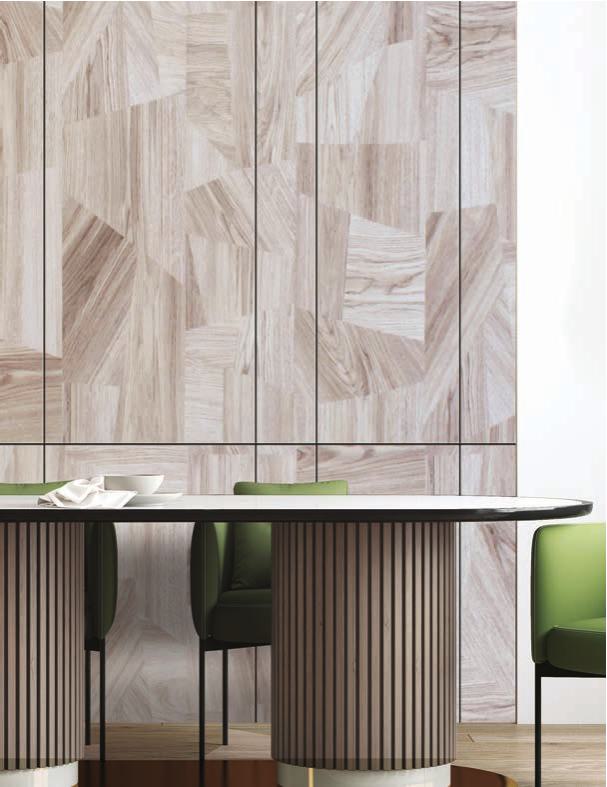 Colour Core PVC Wood Laminate 8x4 ft Texture 1.25 mm - SD 6079