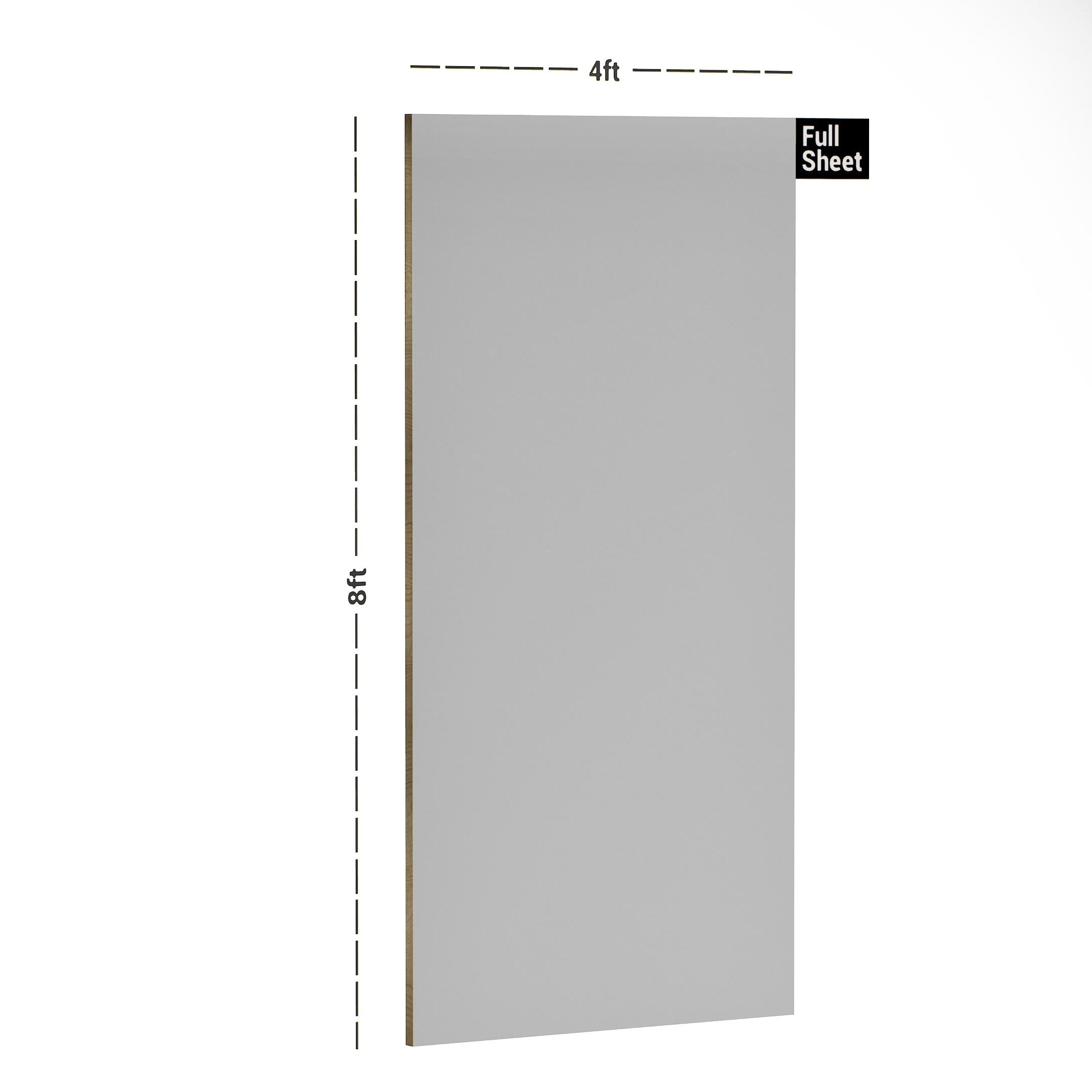 Grey Plain Laminate 8x4 ft Suede 1 mm - SF 1003