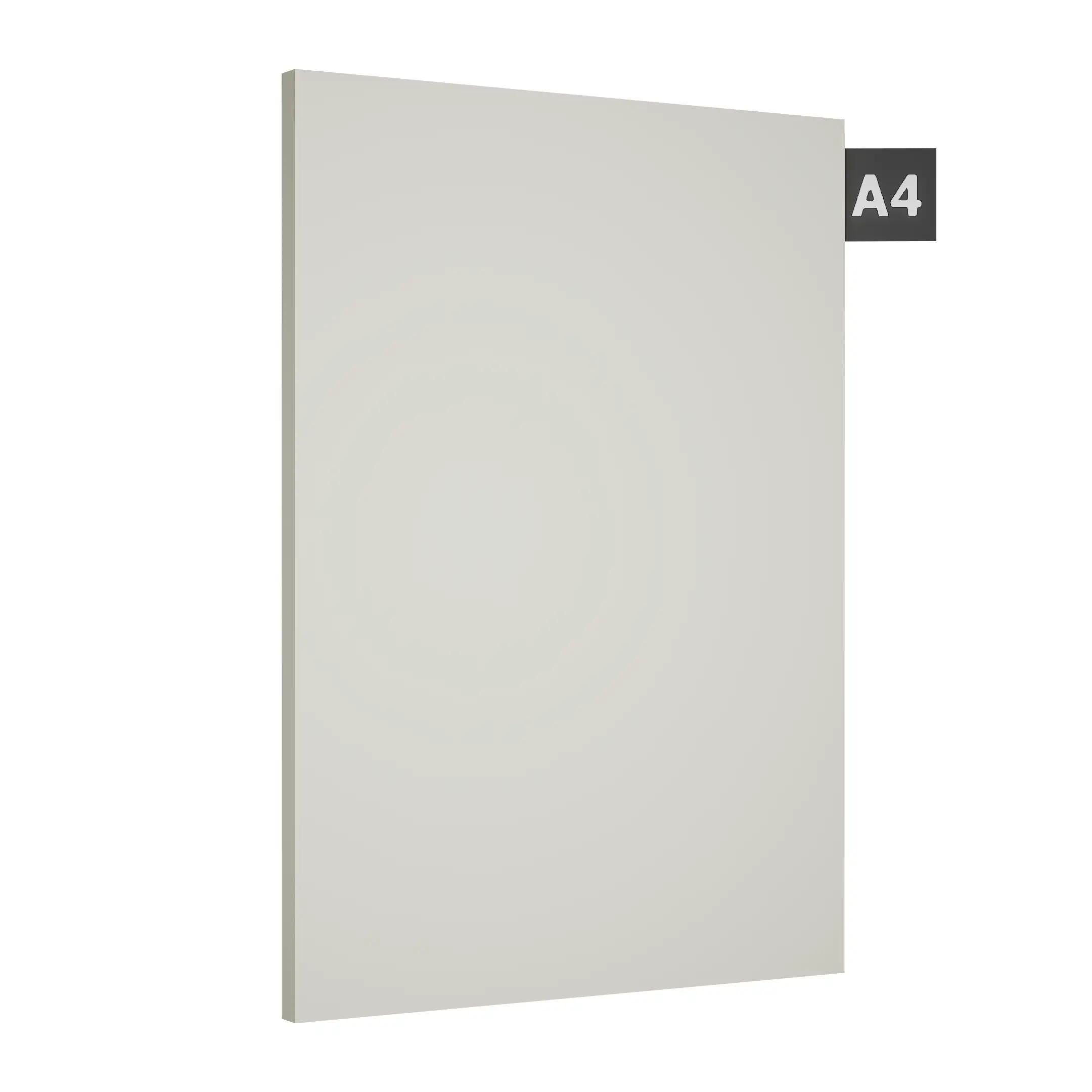 Off White Plain Laminate 8x4 ft Suede 1 mm - SF 1910