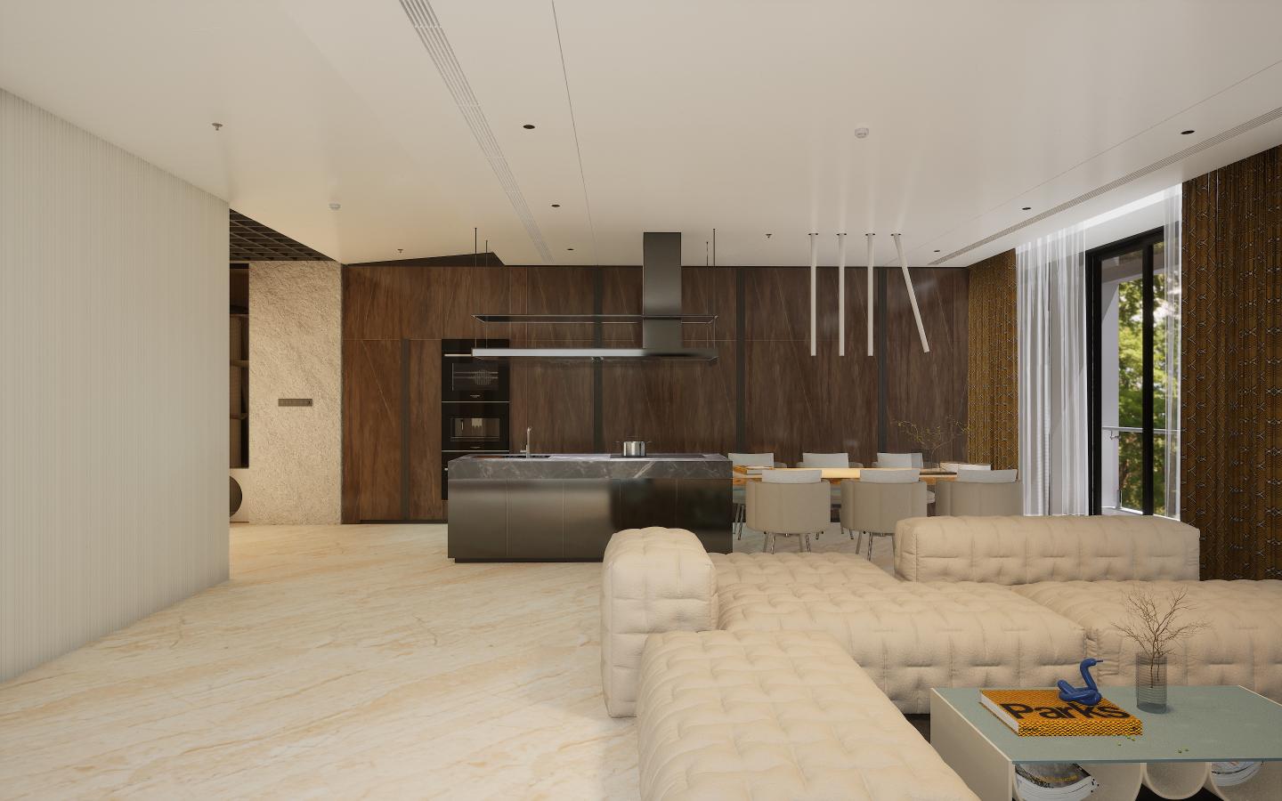 Deco Walnut Wood Laminate 8x4 ft Suede 1 mm - SF 5032