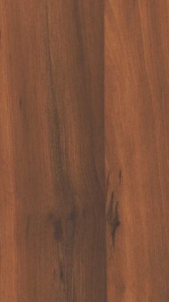 Brown wood grain laminate with suede finish and visible wood texture and knots.