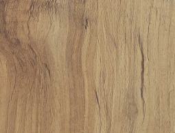 Brown wood grain laminate with suede finish and visible texture, displaying natural wood pattern and subtle sheen.