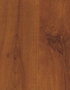 Brown wood grain laminate with suede finish and visible texture and knots