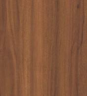 Brown wood grain laminate with suede finish, showing wood texture and grain pattern, for interior decoration.