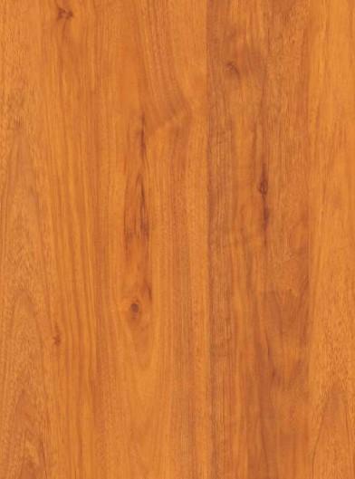 Brown wood grain laminate with suede finish and natural texture, showing wood pattern and subtle sheen.