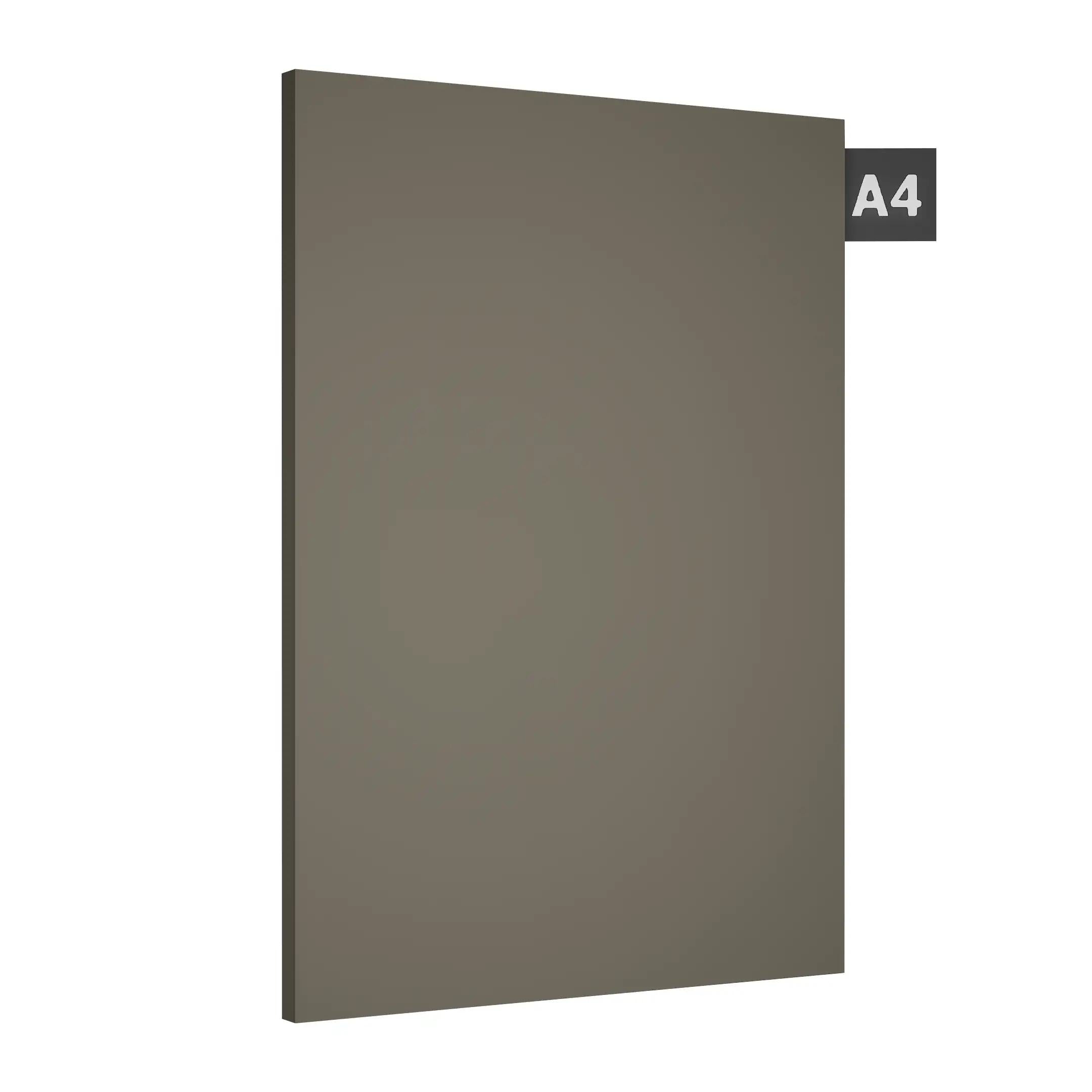 Taupe Plain Laminate 8x4 ft High Gloss 1 mm - SG 1430