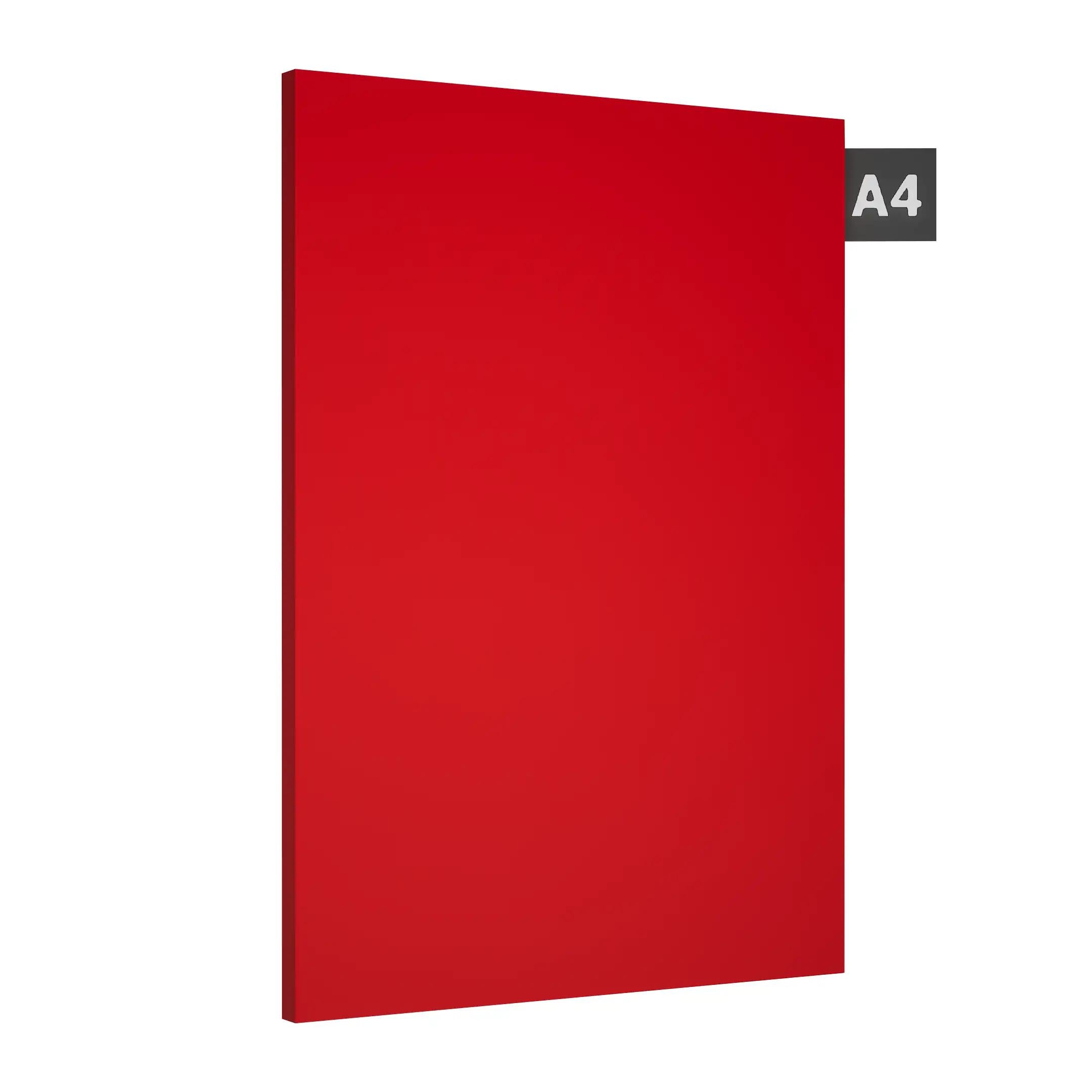 Scarlet Plain Laminate 8x4 ft High Gloss 1 mm - SG 1904
