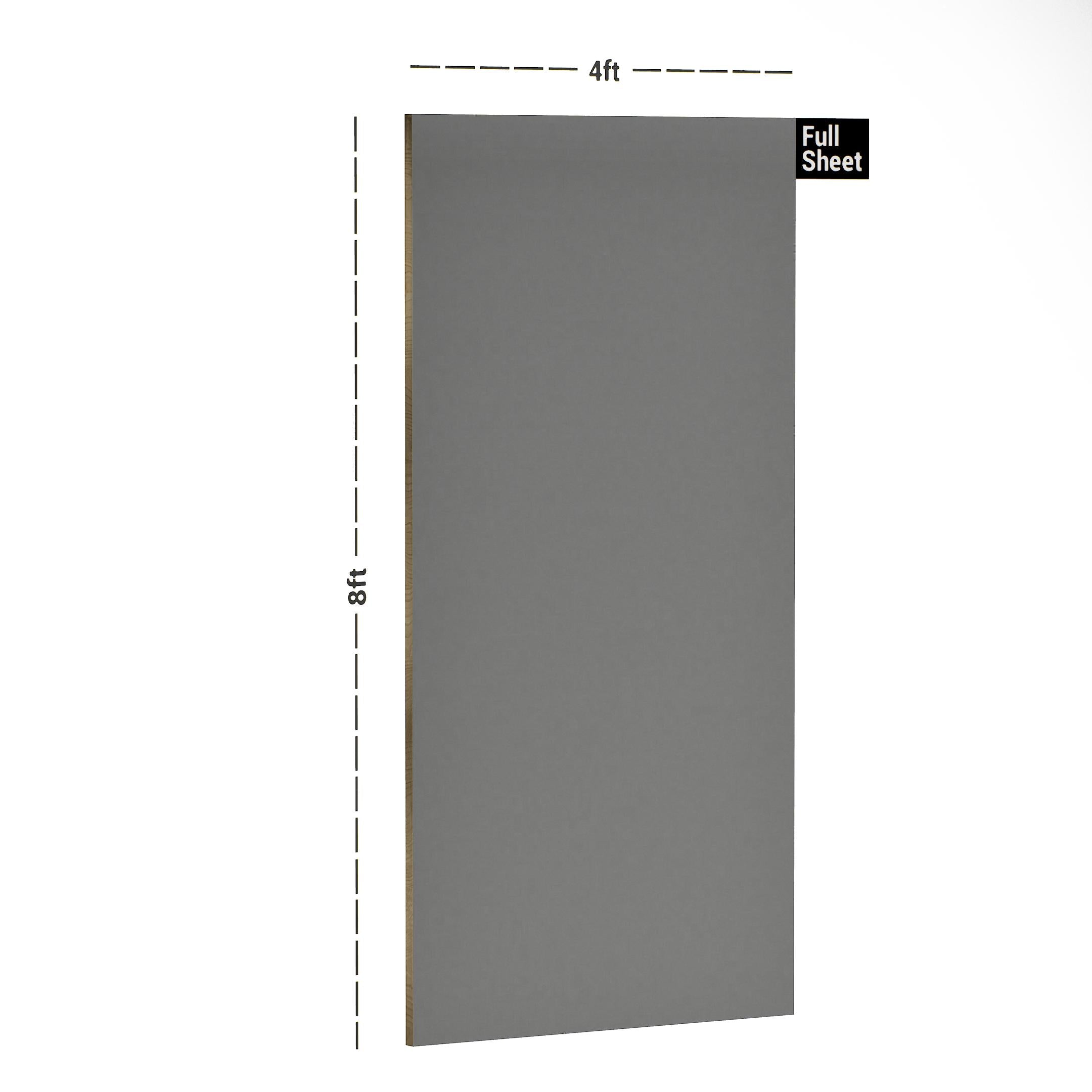 Pebble Grey Plain Laminate 8x4 ft Super Matte 1 mm - SMT 1247