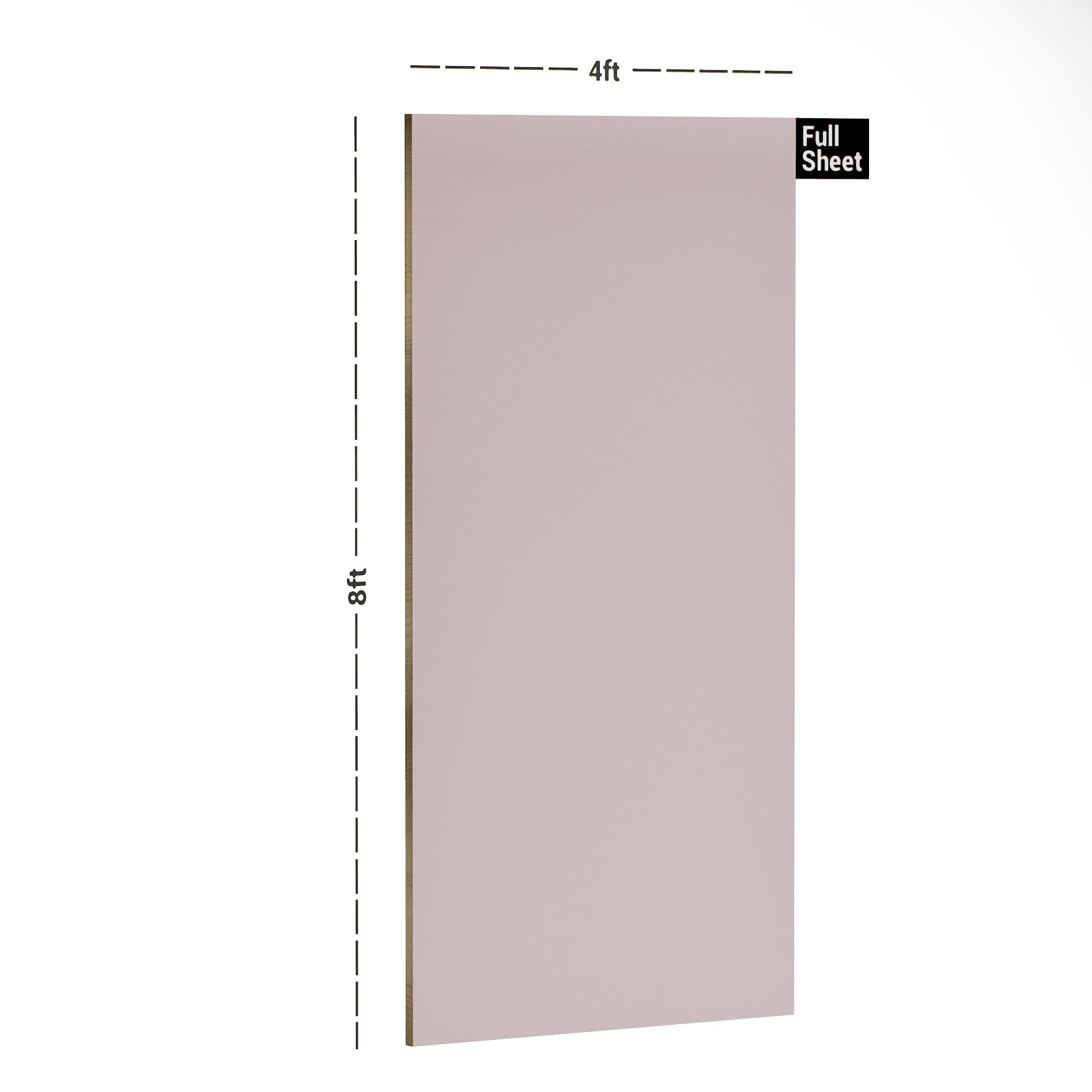 French Pink Plain Laminate 8x4 ft Super Matte 1 mm - SMT 234