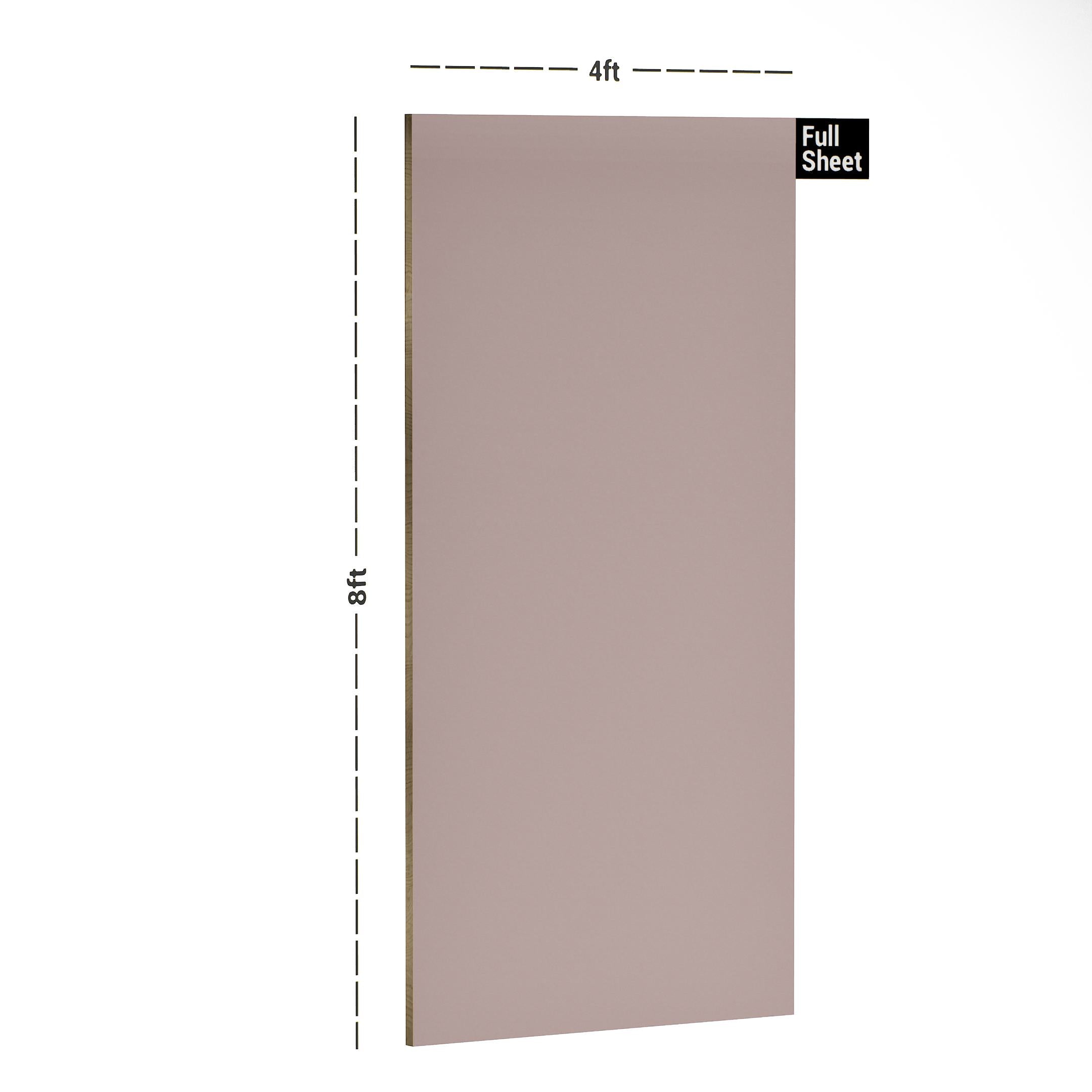 Blush Pink Plain Laminate 8x4 ft Texture 1 mm - SPG 16
