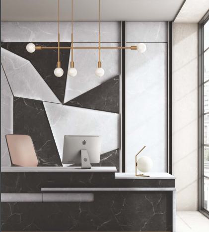 Pietra Silver Marble & Stone Laminate 8x4 ft Texture 1 mm - SR 7082