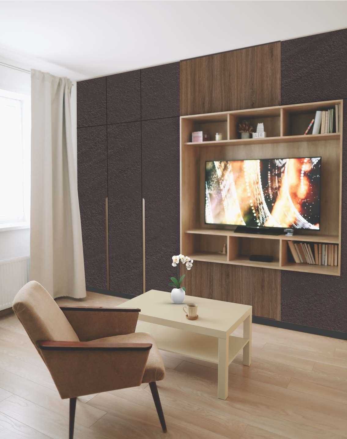 Chocolate The One Marble & Stone Laminate 8x4 ft Texture 1 mm - SS 629