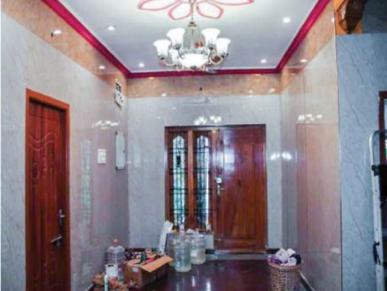 Marble & Stone Laminate 8x4 ft Glossy 3 mm - Saffron Brown