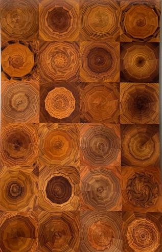 Santos Rosewood Butt Cut 2440x1220 mm Silicon Natural Veneer - 3.7 mm
