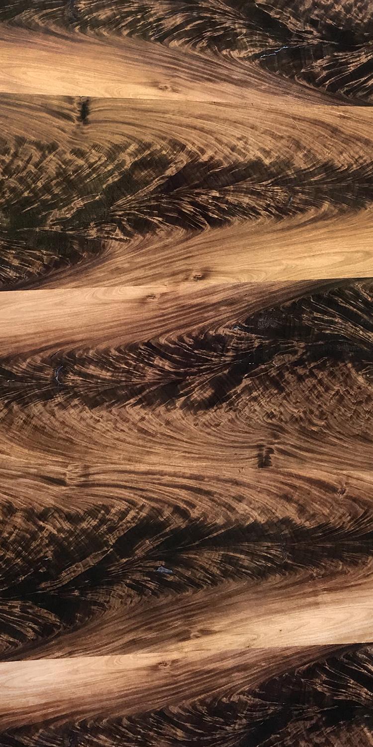 Smoked Mahagony Crotch 8 ft x 4 ft Natural Veneer - 3.7 mm