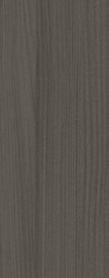 Grey wood grain laminate with textured finish and vertical wood pattern.